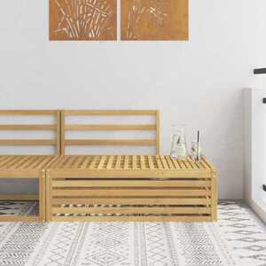 Imagine vidaXL Canapea de exterior cu braț final Alb 115 x 83 x 73 cm