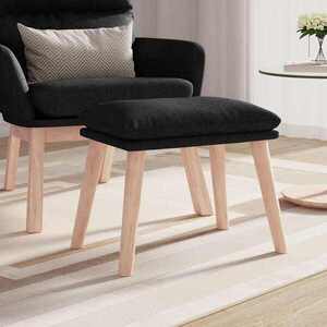 Imagine vidaXL Taburet, negru, 45x29, 5x35 cm, material textil