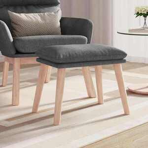 Imagine vidaXL Taburet, gri deschis, 45x29, 5x35 cm, material textil