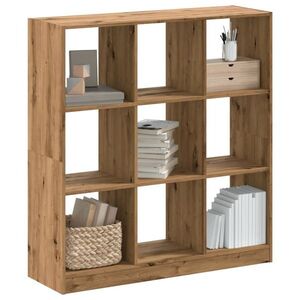 Imagine vidaXL Bibliotecă, stejar artizanal, 102x32x108 cm, lemn prelucrat