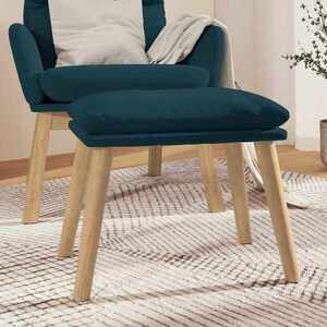 Imagine vidaXL Taburet, albastru, 45x29, 5x35 cm, catifea