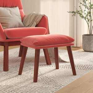 Imagine vidaXL Taburet, roz, 45x29, 5x35 cm, catifea