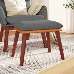 Imagine vidaXL Taburet, gri deschis, 45x29, 5x35 cm, material textil
