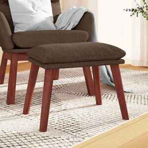 Imagine vidaXL Taburet, maro, 45x29, 5x35 cm, material textil