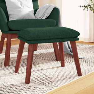 Imagine vidaXL Taburet, verde închis, 45x29, 5x35 cm, material textil
