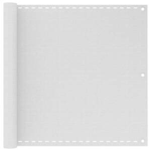 Imagine vidaXL Prelată pentru balcon din HDPE, 90 x 400 cm, alb