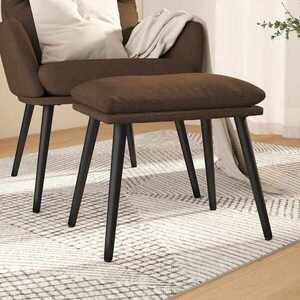 Imagine vidaXL Taburet, maro, 45x29, 5x35 cm, material textil