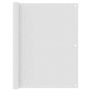 Imagine vidaXL Paravan pentru balcon, alb, 120x300 cm, HDPE