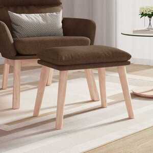 Imagine vidaXL Taburet, maro, 45x29, 5x35 cm, material textil