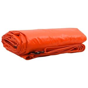 Imagine vidaXL Pânză 650g / m² Portocaliu 1, 5 x 2, 5 m Pânză cu acoperire PVC