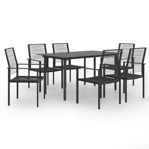 Imagine vidaXL Set mobilier de grădină, 7 piese