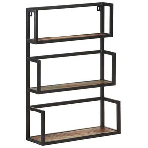 Imagine vidaXL Raft de perete, 60x20x85 cm, lemn masiv reciclat