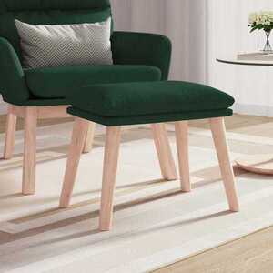 Imagine vidaXL Taburet, verde închis, 45x29, 5x35 cm, material textil