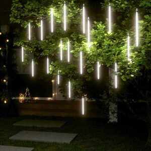 Imagine vidaXL Lumini de meteoriți 20 buc. alb rece 30 cm 480 LED int./ext.