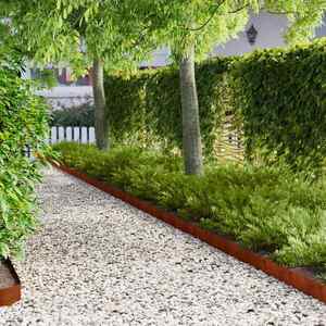 Imagine vidaXL Bordură de gazon cu margine superioară pliată 20 buc. 103x10cm