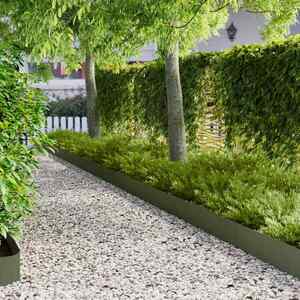 Imagine vidaXL Margine pentru gazon 10 buc. 103 x 20 cm Oțel Verde măsliniu
