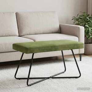 Imagine vidaXL bancă Verde deschis 80 x 40 x 45 cm Catifea