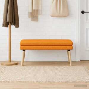Imagine vidaXL Bancă cu două straturi Galben Întunecat 110 x 40 x 47 cm
