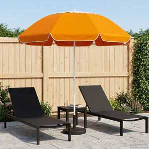 Imagine vidaXL Parasol de Grădină 160 cm Poliester 170T Portocaliu