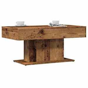 Imagine vidaXL Masă de cafea din lemn vechi, 96x50x45 cm, lemn prelucrat