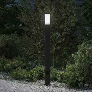 Imagine vidaXL Stâlp luminos cu priză 110 cm oțel inoxidabil IP44