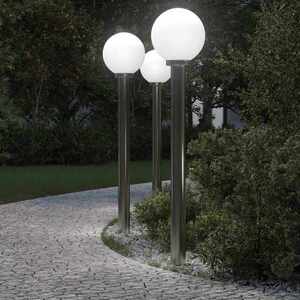 Imagine vidaXL Stâlpi iluminatori 3 buc 120 cm oțel inoxidabil IP44