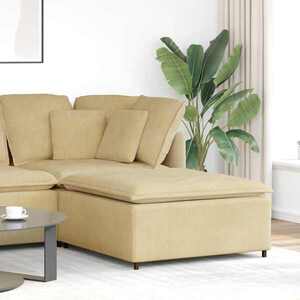 Imagine vidaXL Modul taburet modular pentru canapea, gri verde, 100x100x48 cm