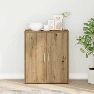 Imagine vidaXL Bufet din stejar artizanal, 60x31x70 cm, lemn prelucrat