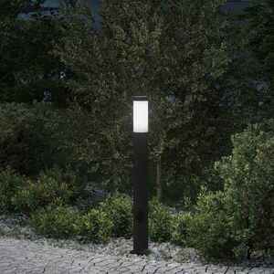 Imagine vidaXL Stâlp luminos cu priză 80 cm oțel inoxidabil IP44