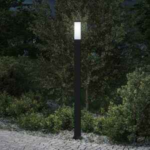 Imagine vidaXL Stâlp luminos 110 cm Negru IP44