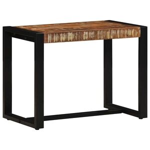 Imagine vidaXL Bancă multicoloră 60x35x45 cm, lemn masiv recuperat