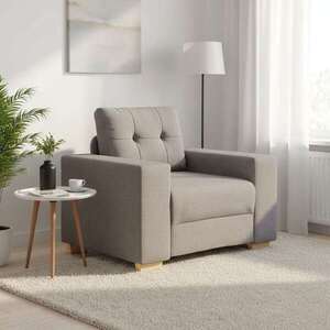 Imagine vidaXL Canapea fotoliu gri taupe 100x78x80 cm, material textil