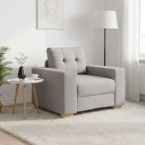 Imagine vidaXL Canapea fotoliu gri nor 100x78x80 cm material textil