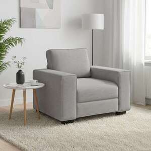 Imagine vidaXL Canapea fotoliu gri nor 100x77x82 cm material textil
