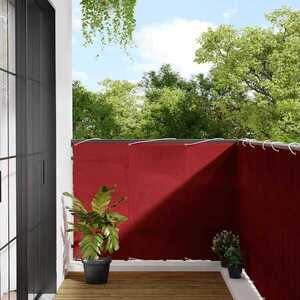 Imagine vidaXL Paravan de balcon roșu 120x800 cm 100% poliester Oxford