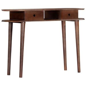 Imagine vidaXL Masă consolă 110x35x76 cm lemn masiv de salcâm