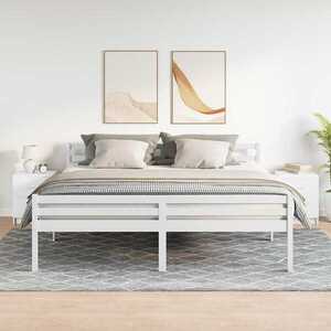 Imagine vidaXL Noptiere 2 buc. cu 2 sertare, alb, 40x36x50 cm