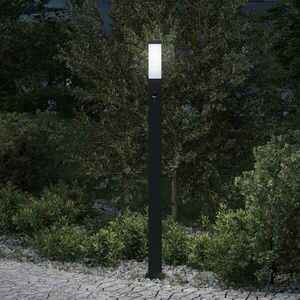 Imagine vidaXL Stâlp luminos cu senzor 110 cm negru IP44