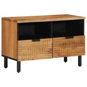 Imagine vidaXL Comodă TV 70x33x46 cm, lemn masiv de acacia