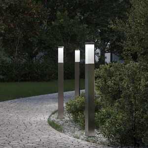 Imagine vidaXL Stâlpi iluminatori 3 buc. 80 cm oțel inoxidabil IP44