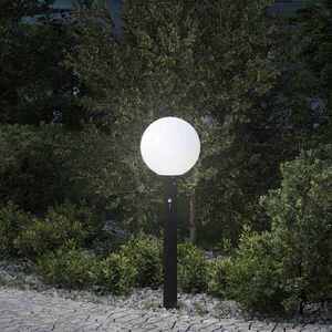 Imagine vidaXL Stâlp luminos cu senzor 80 cm negru IP44