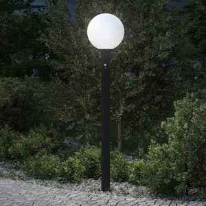 Imagine vidaXL Stâlp luminos cu senzor 120 cm negru IP44