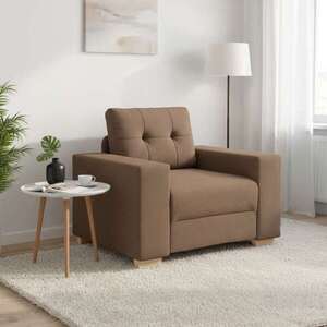 Imagine vidaXL Canapea fotoliu maro 100x78x80 cm, material textil
