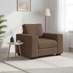 Imagine vidaXL Canapea fotoliu maro 100x77x82 cm, material textil