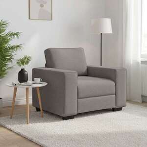 Imagine vidaXL Canapea fotoliu gri taupe 100x77x82 cm, material textil
