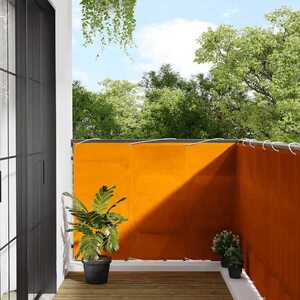 Imagine vidaXL Paravan de balcon portocaliu 120x800 cm 100% poliester Oxford