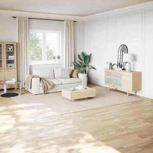 Imagine vidaXL Covor Shaggy, crem, alb, 240x340 cm, poliester