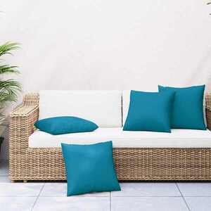 Imagine vidaXL Perne canapea 4 buc. albastru 50x50 cm material textil