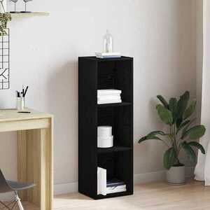 Imagine vidaXL Bibliotecă stejar negru 36x30x114 cm lemn prelucrat