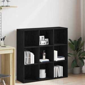 Imagine vidaXL Dulap de cărți din stejar negru 98x29x97, 5 cm, lemn prelucrat
